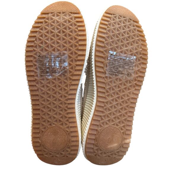 NEW- NWOT La Sheelah Timeless-12 Cream Rainbow Woven Sneakers Size 10 - Picture 4 of 6